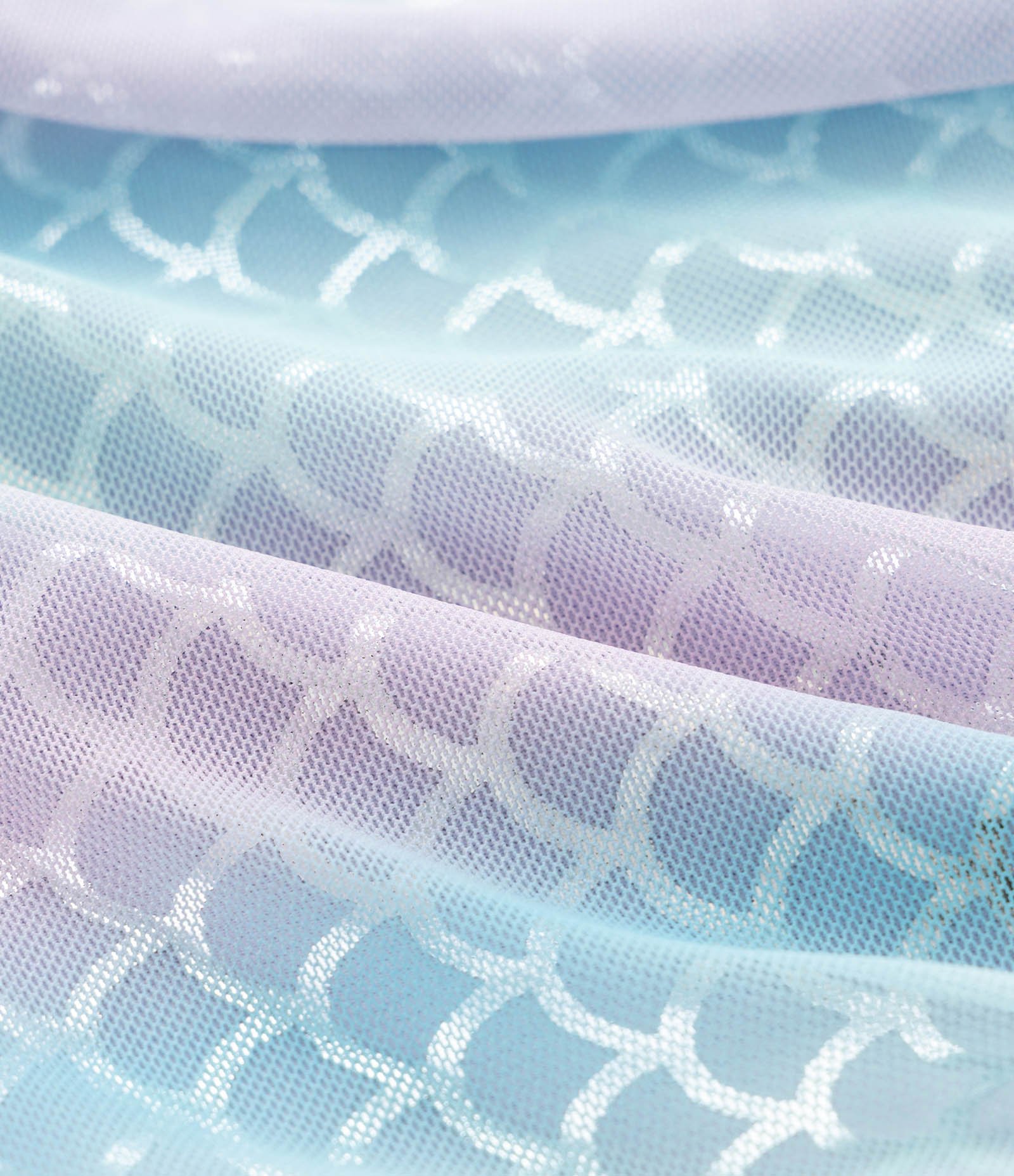 Vestido Infantil em Tule com Cauda de Sereia - Tam 1 a 6 Anos Lilás 3