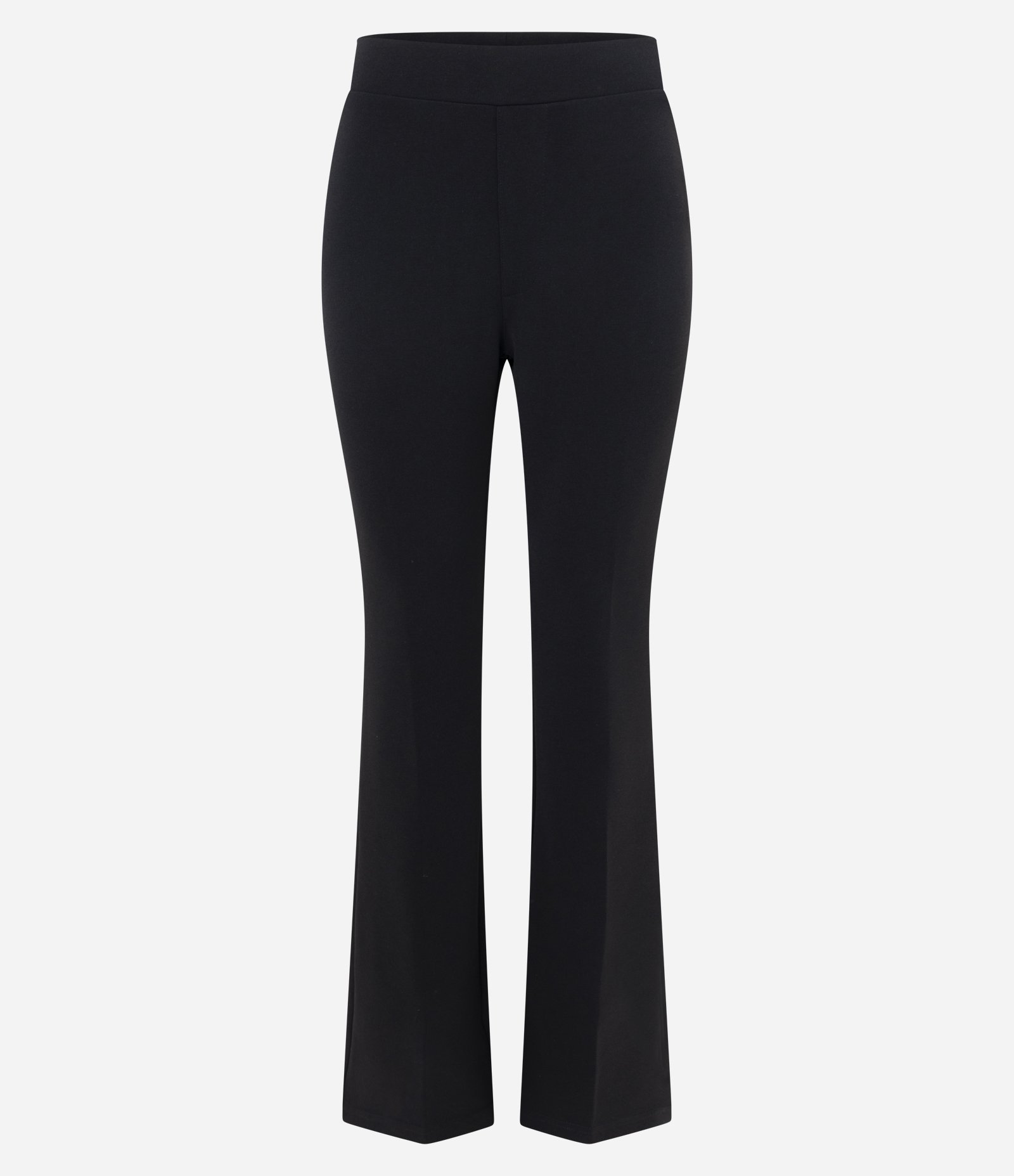 Calça Flare em Ponto Roma Preto 5