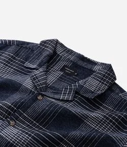 Camisa Regular em Flanela com Estampa Xadrez