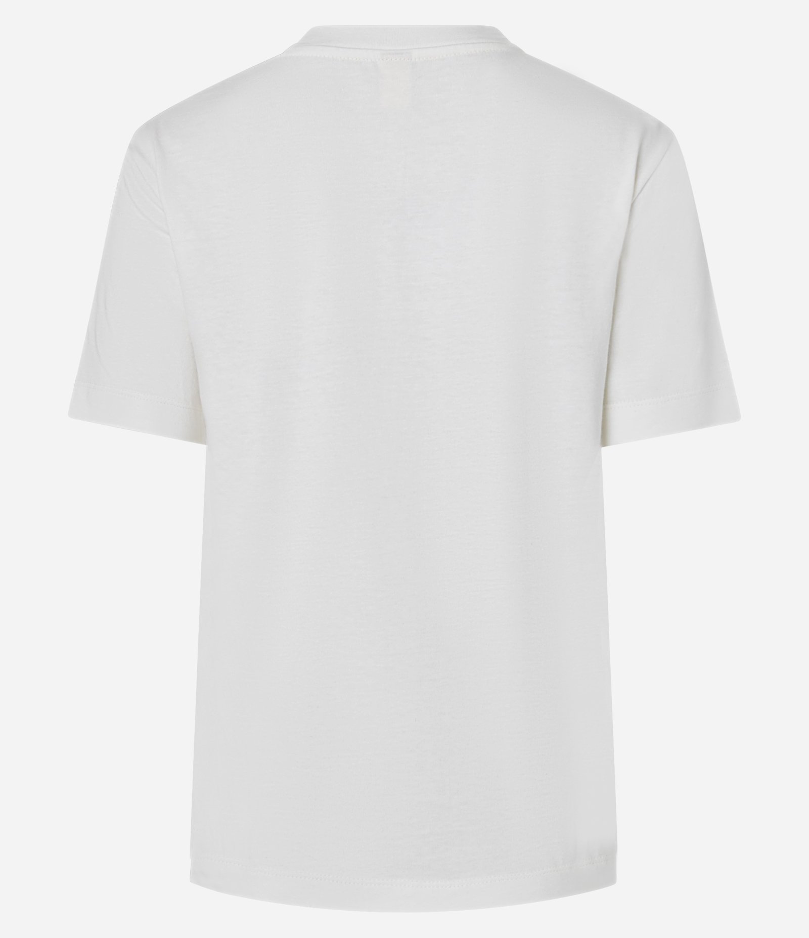 Camiseta Slim em Algodão com Estampa Floral em Flores Pontilhadas Branco 2