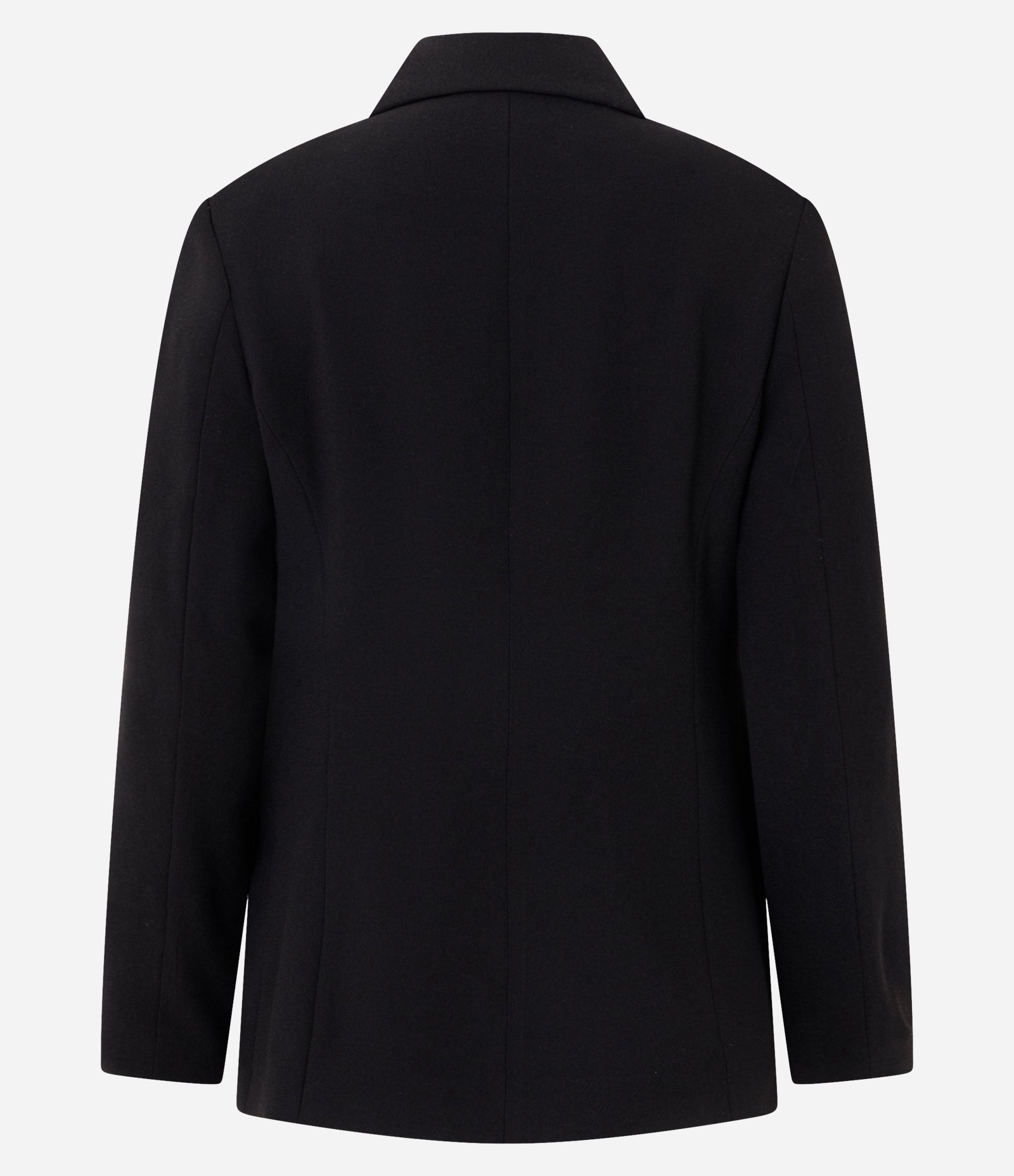 Blazer Ampulheta Alfaiatado com Bolsos Preto 6