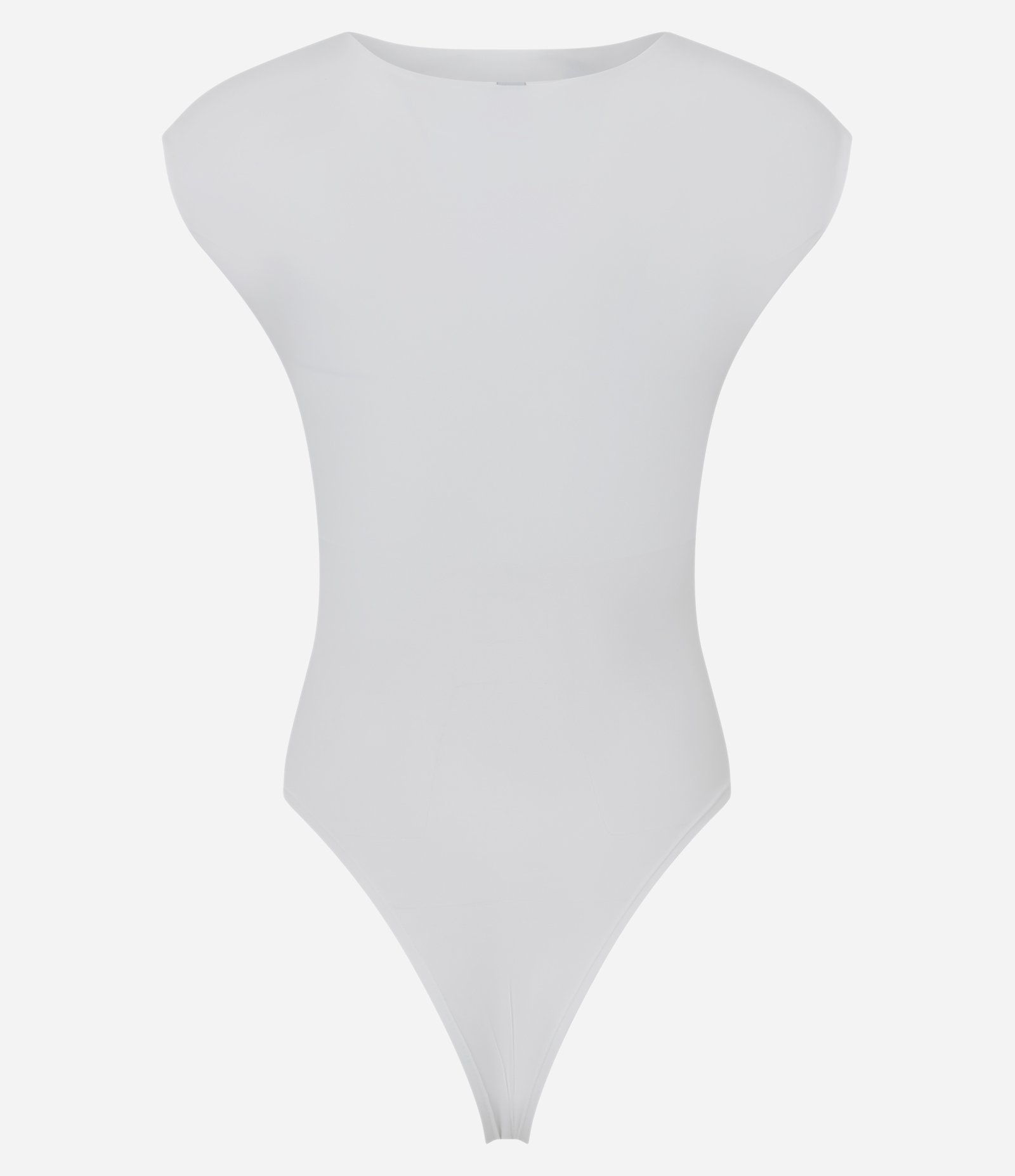 Body Básico em Microfibra com Decote Redondo Branco 2