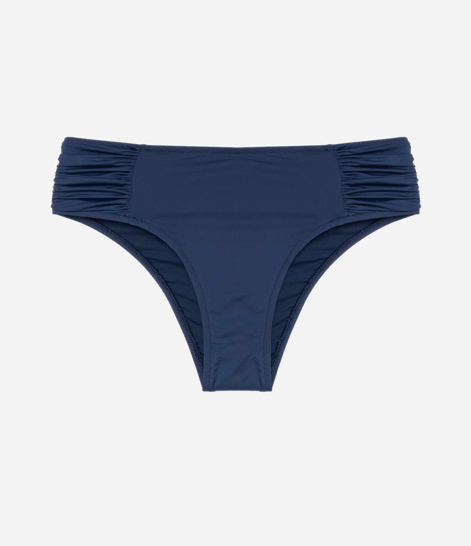 Biquíni Calcinha Sunkini com Drapeadas Laterais Azul Marinho 6