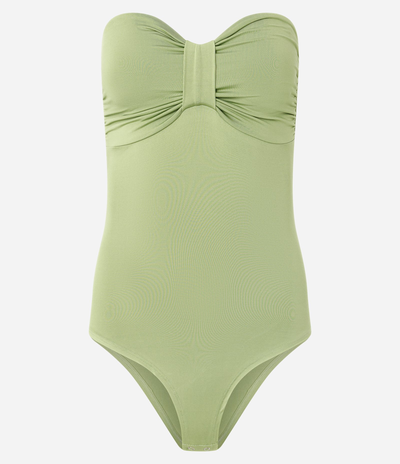 Body Sem Manga com Decote Coração Verde 6