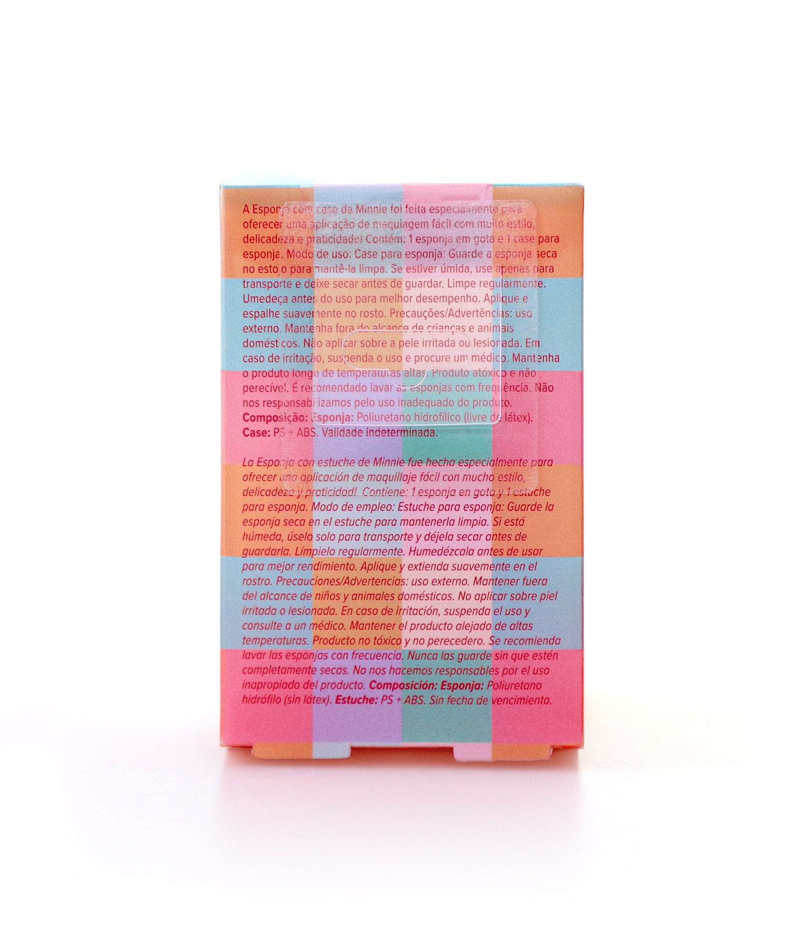 Esponja de Maquiagem com Case Minnie Mouse Alchemia Rosa 3