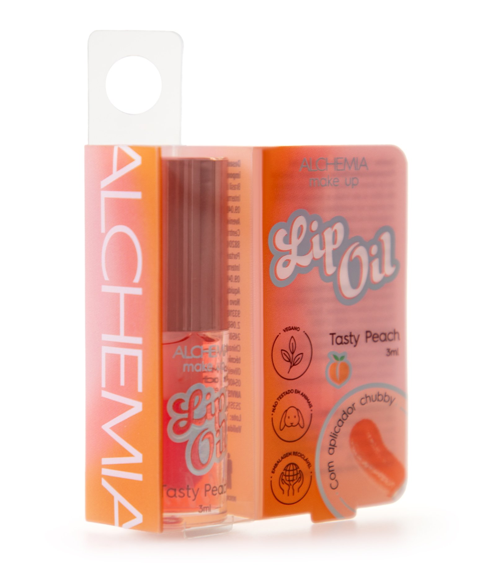 Lip Oil Makeup Tasty Peach Alchemia Rosa 4