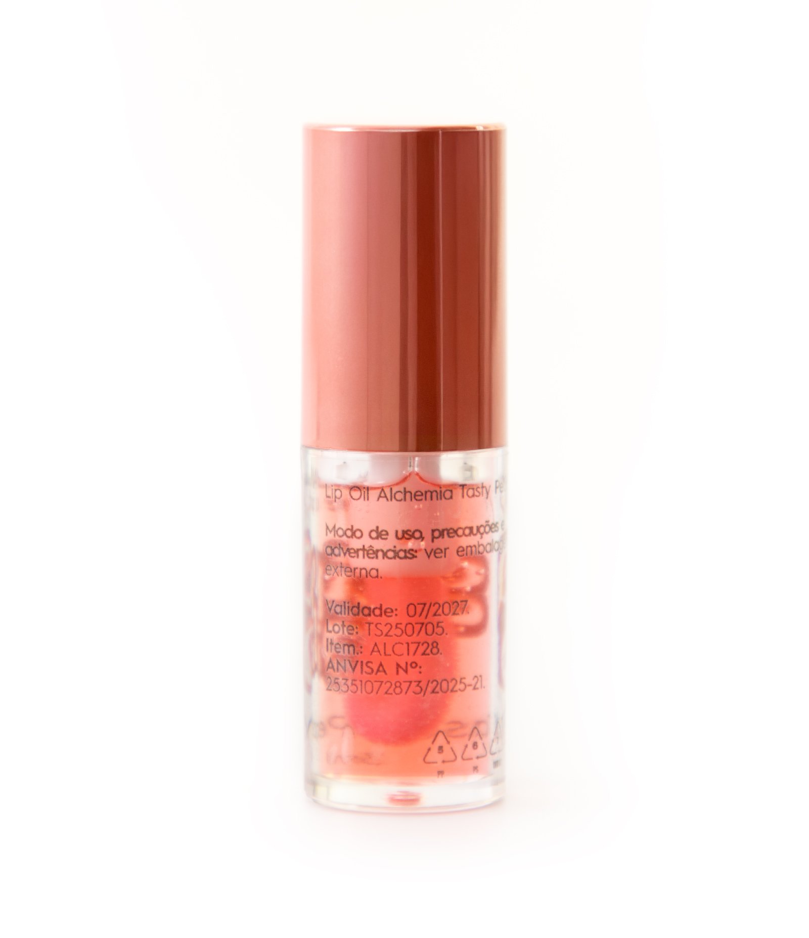 Lip Oil Makeup Tasty Peach Alchemia Rosa 8