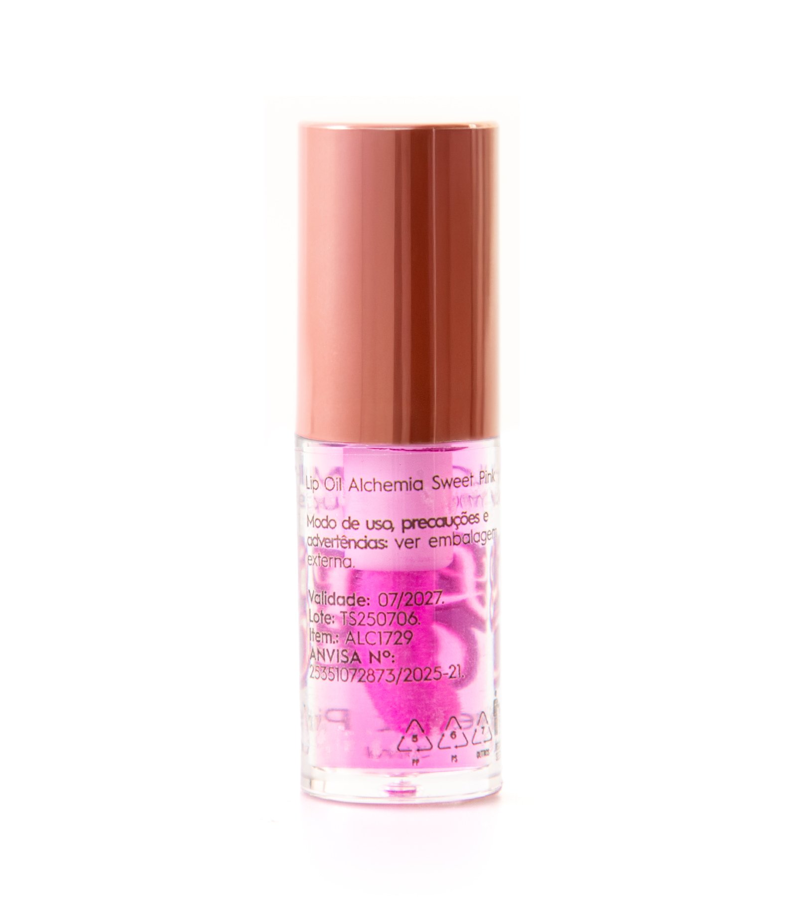 Lip Oil Makeup Sweet Pink Alchemia Rosa 8
