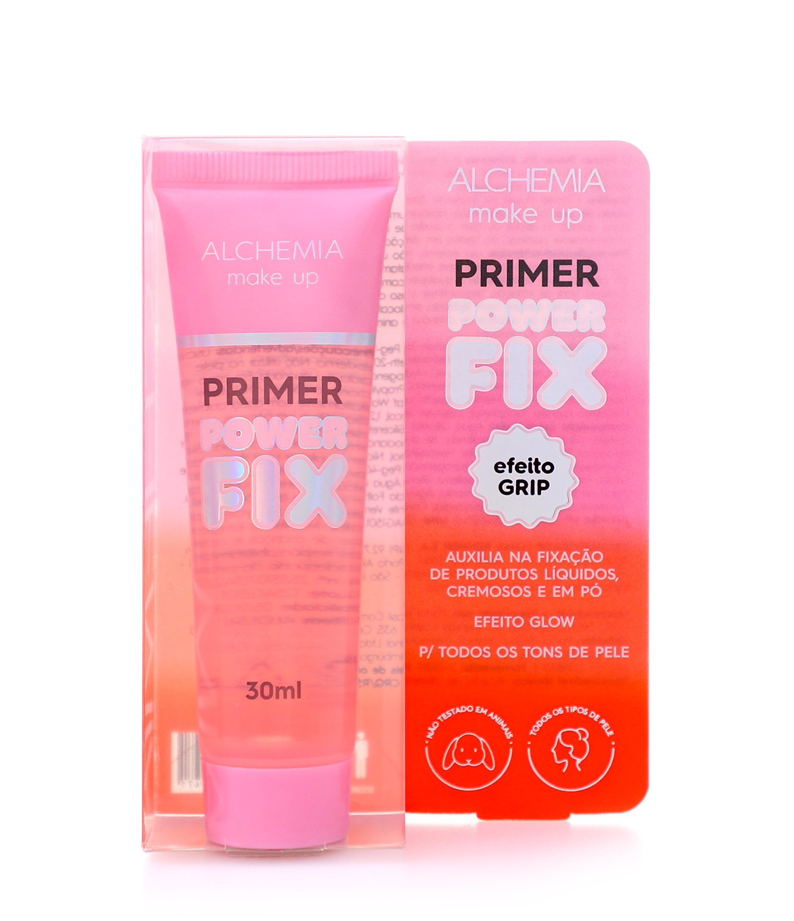 Primer Power Fix Make Up 30ml Alchemia Rosa 1