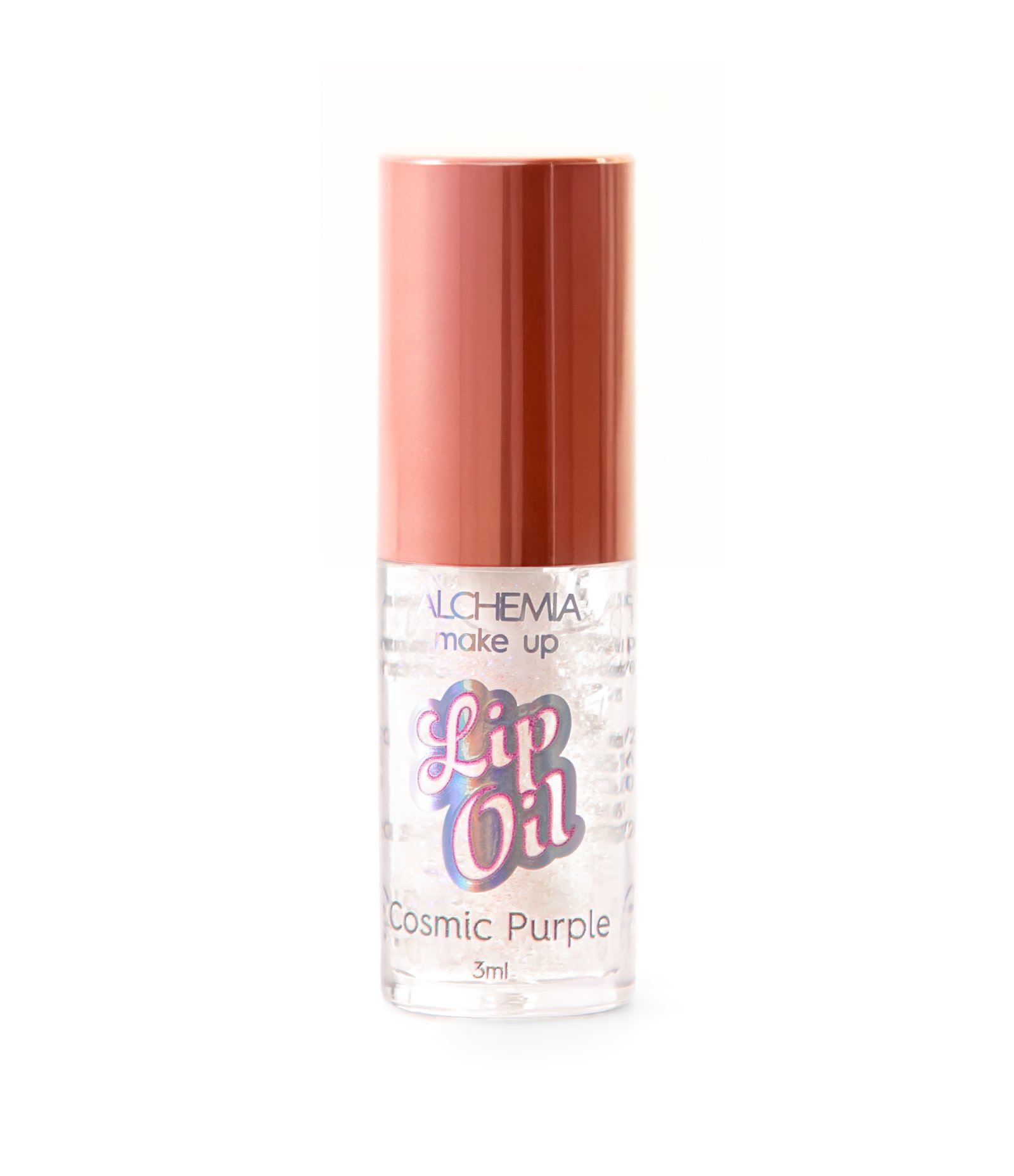 Lip Oil Makeup Cosmic Purple Alchemia Transparente 2