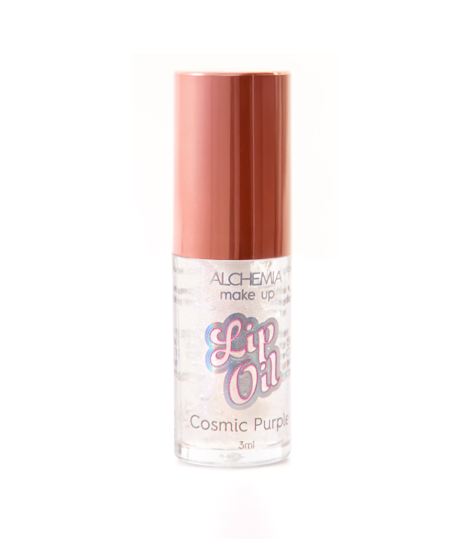 Lip Oil Makeup Cosmic Purple Alchemia Transparente 8
