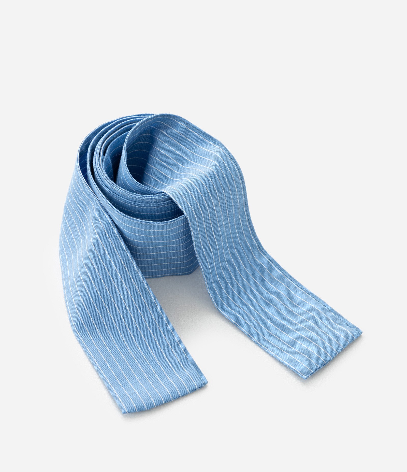 Vestido Midi em Algodão com Saia Listrada Curve & Plus Size Azul / Branco 5