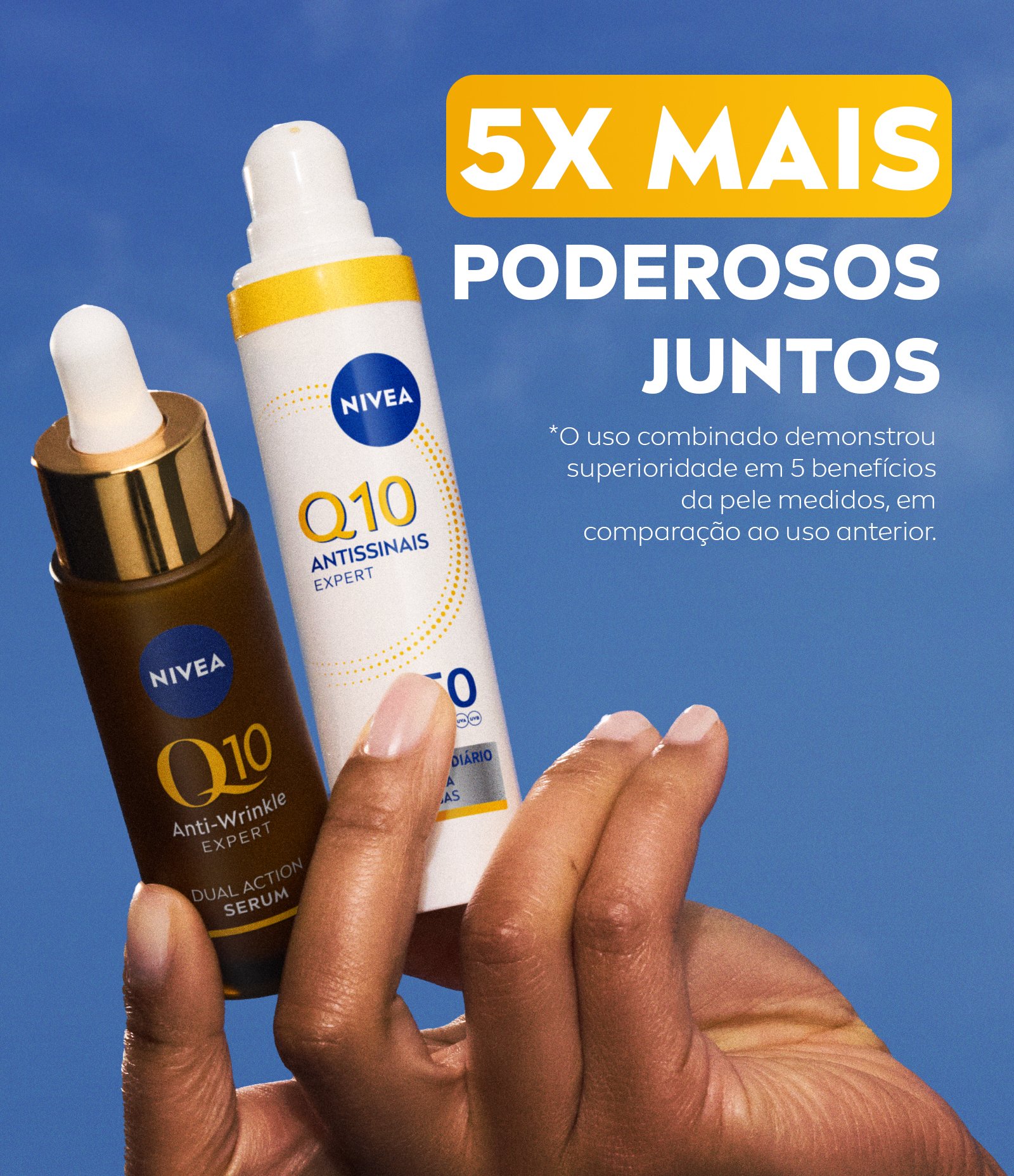 Fluido Facial Diario Antissinais Q10 FPS50 Nivea 40ML 6
