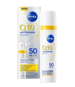 Fluido Facial Diario Antissinais Q10 FPS50 Nivea