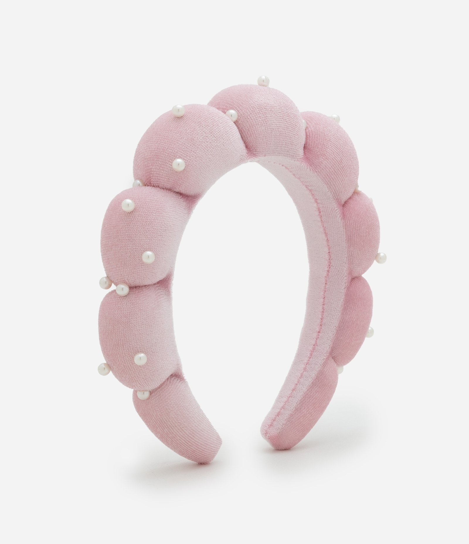 Tiara Puff com Perolas Alchemia U 1