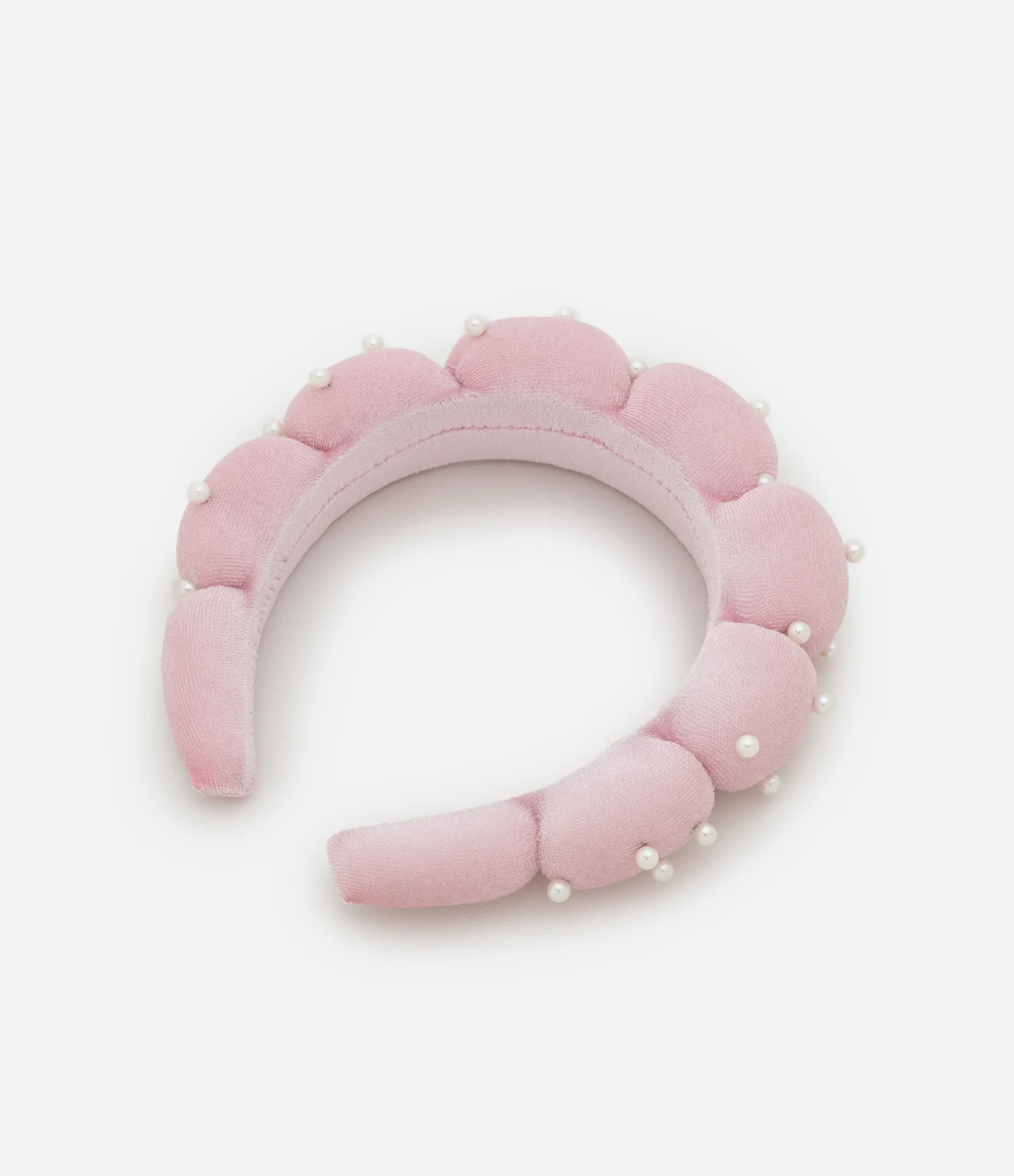 Tiara Puff com Perolas Alchemia U 2