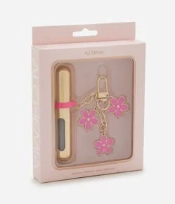 Porta Perfume Alchemia com Chaveiro de Flor