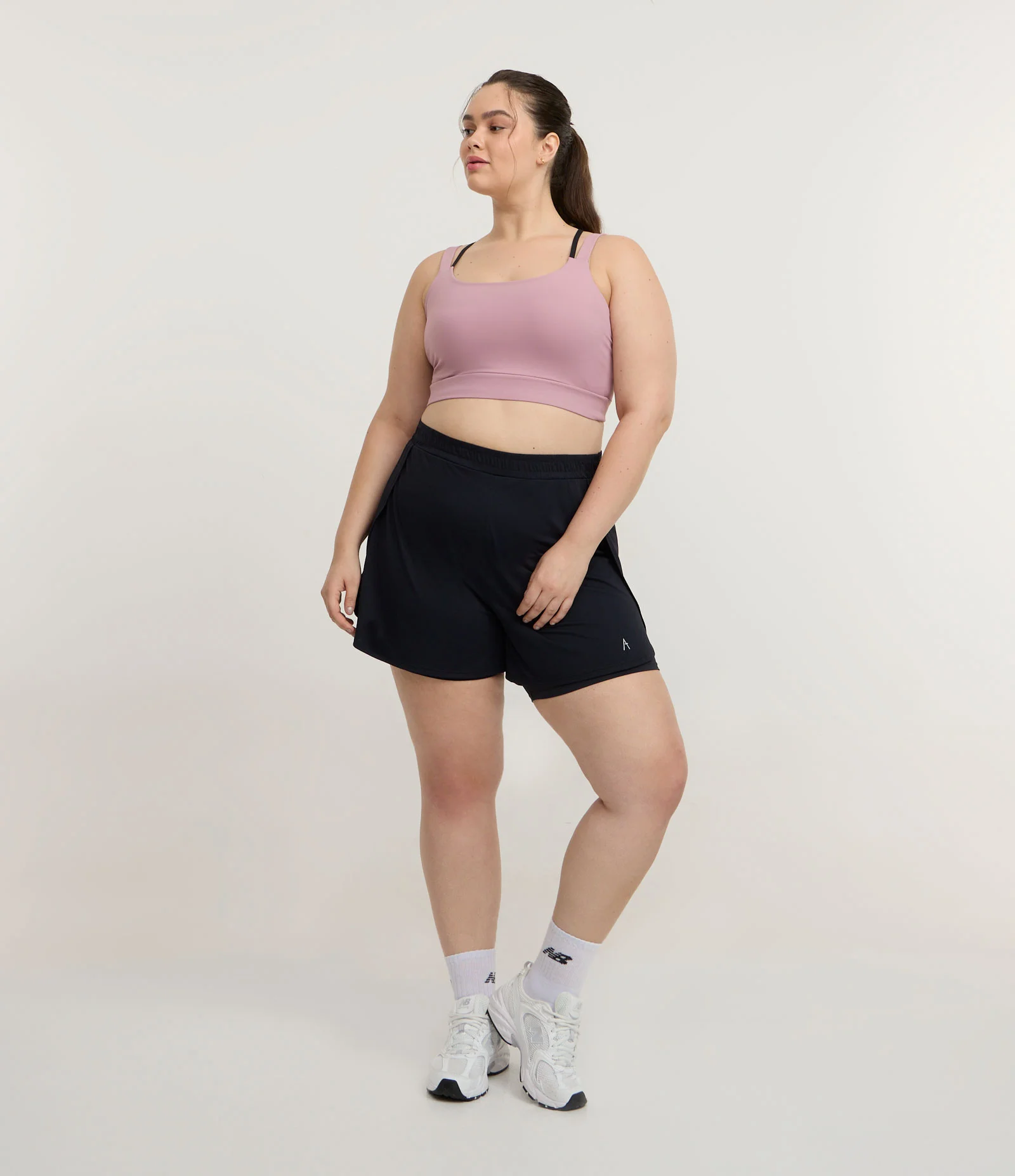 Top Esportivo com Tecnologia Dry e Alças Cruzadas Curve & Plus Size Rosa 2