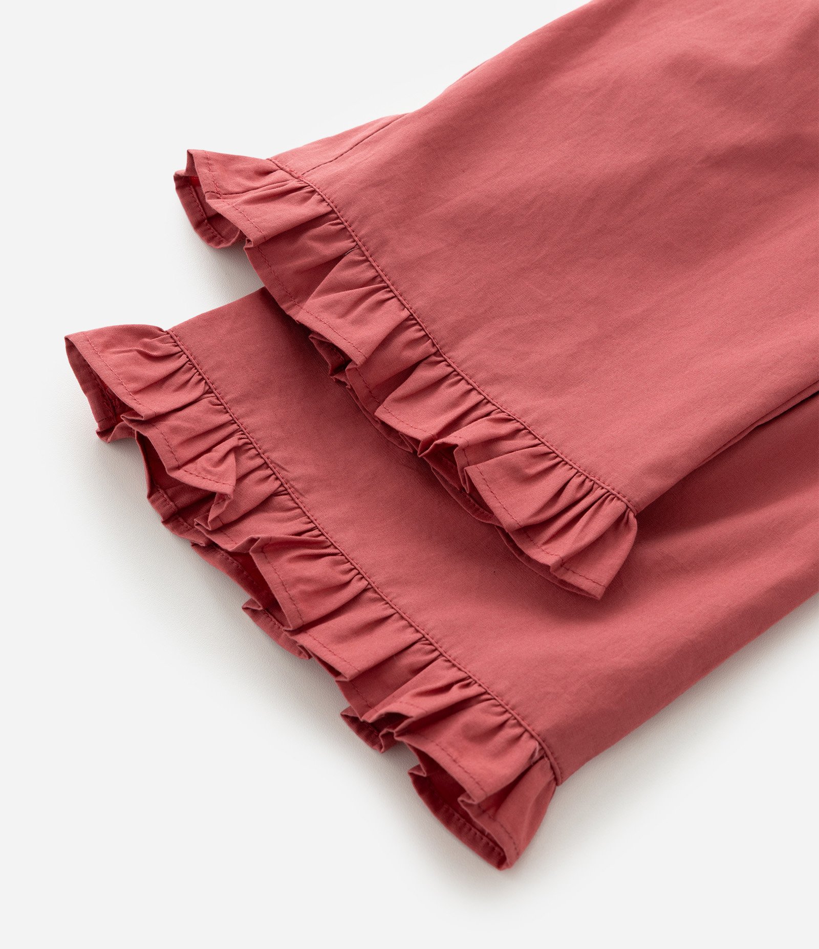 Conjunto Infantil Regata e Calça Wide Leg – Tam 1 a 6 Anos Rosé 11