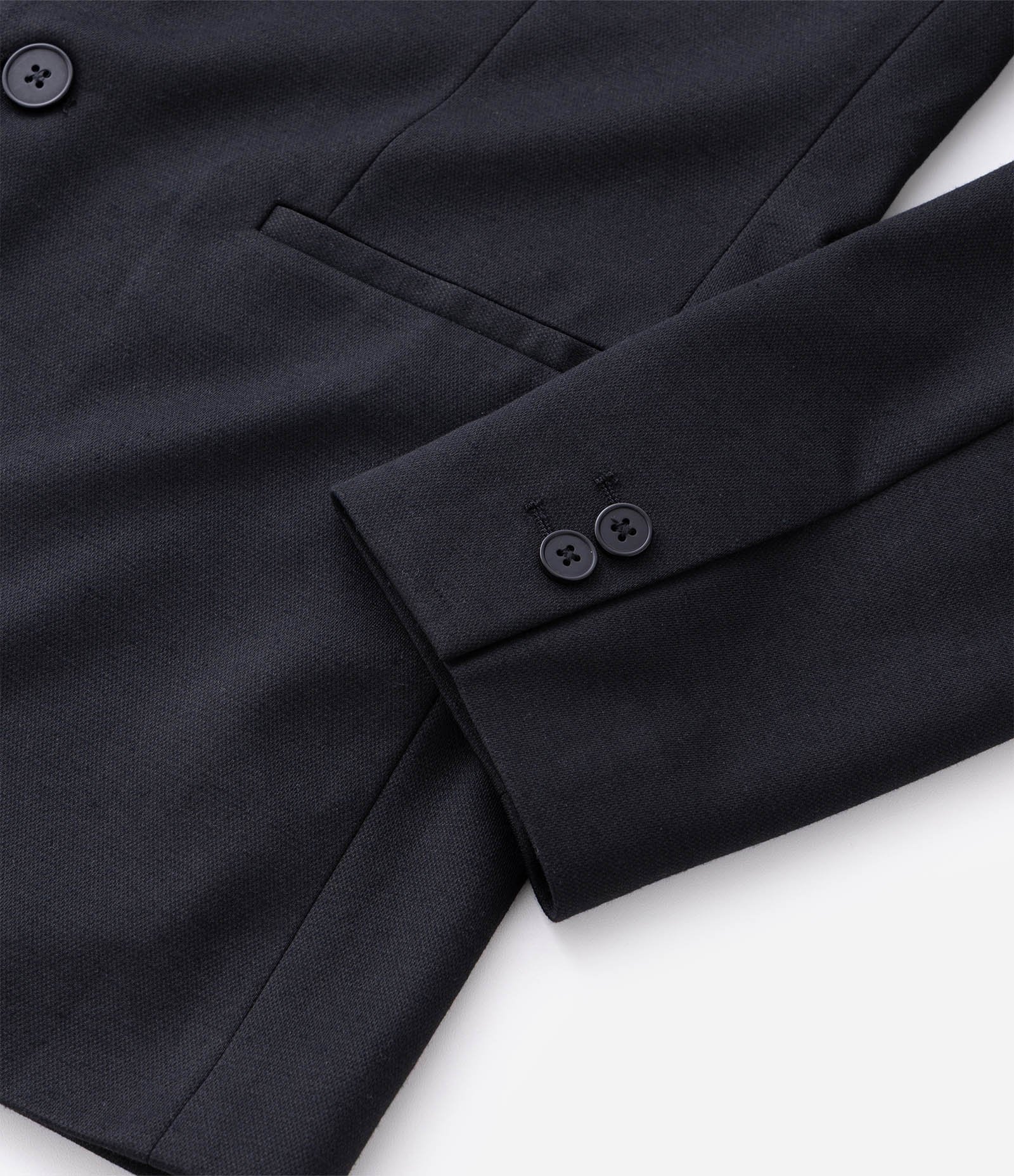 Blazer Super Slim de Malha sem Forro Preto 8