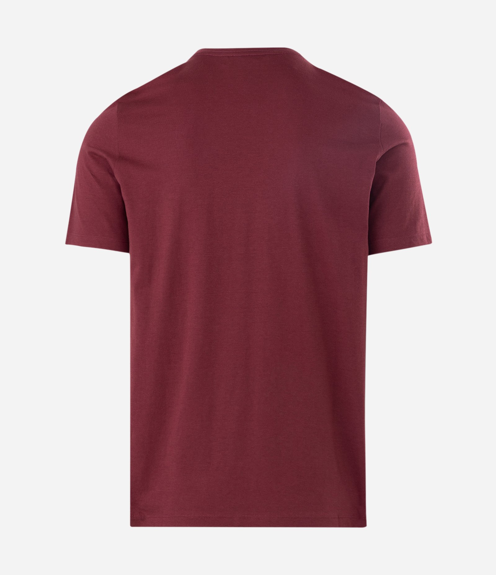 Camiseta Slim Básica em Algodão Peruano com Gola Redonda Vinho 3