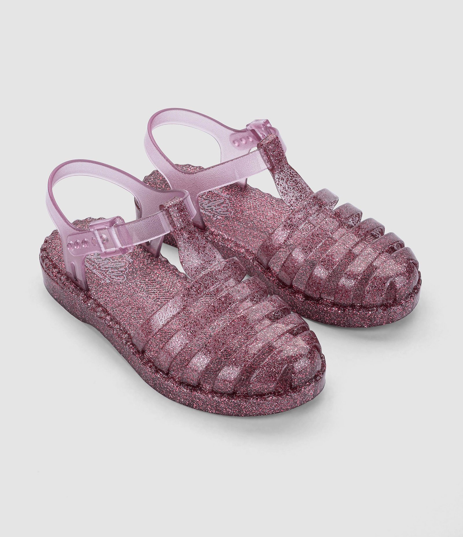 Sandália Infantil com Tiras e Glitter - Tam 23 ao 36 Rosa 1