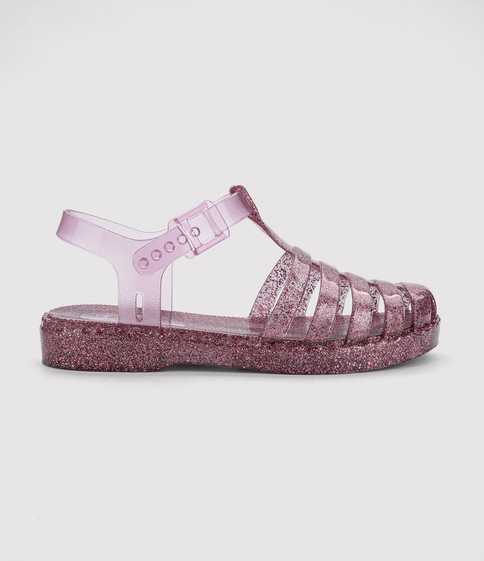 Sandália Infantil com Tiras e Glitter - Tam 23 ao 36 Rosa 2