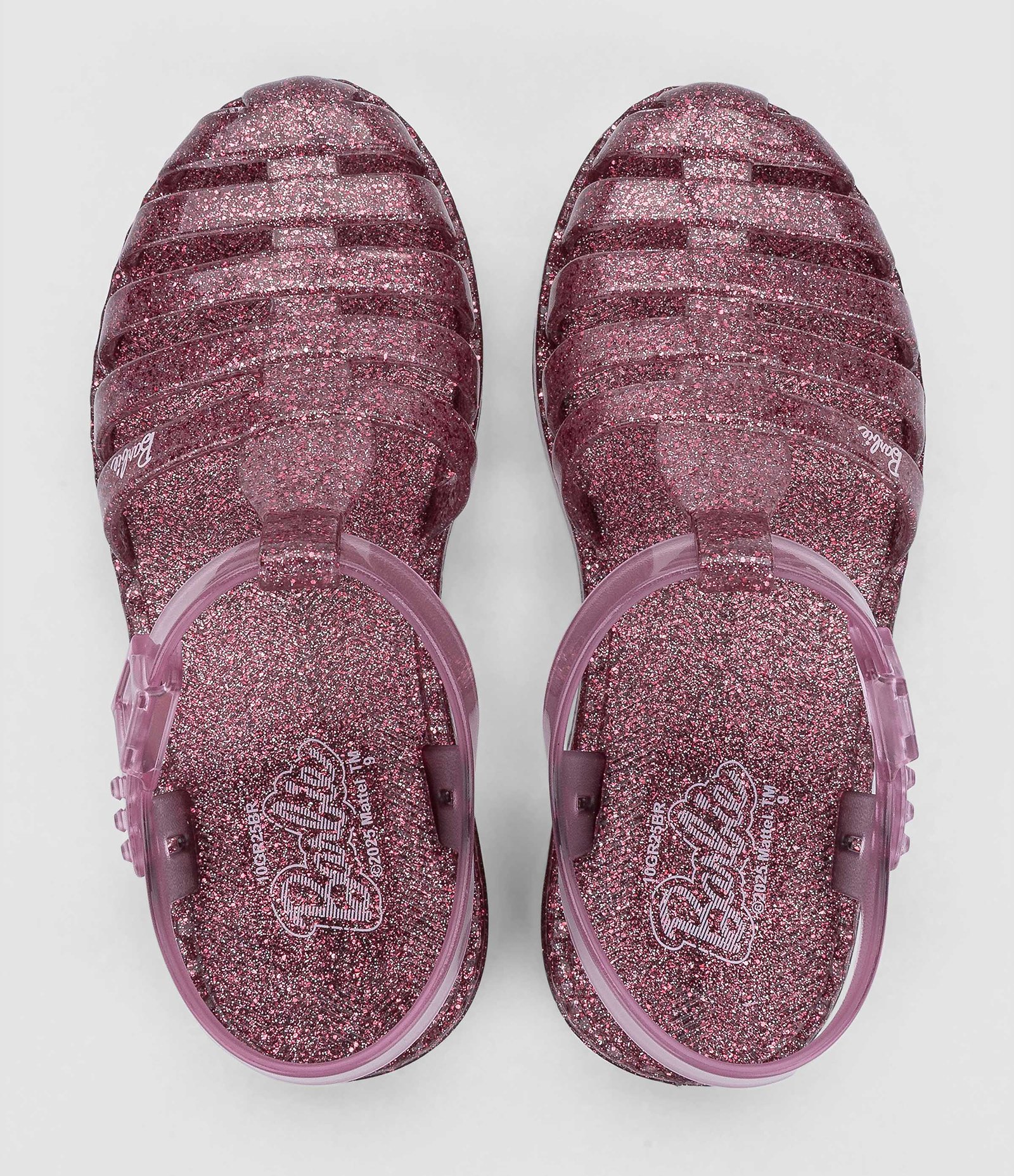 Sandália Infantil com Tiras e Glitter - Tam 23 ao 36 Rosa 3