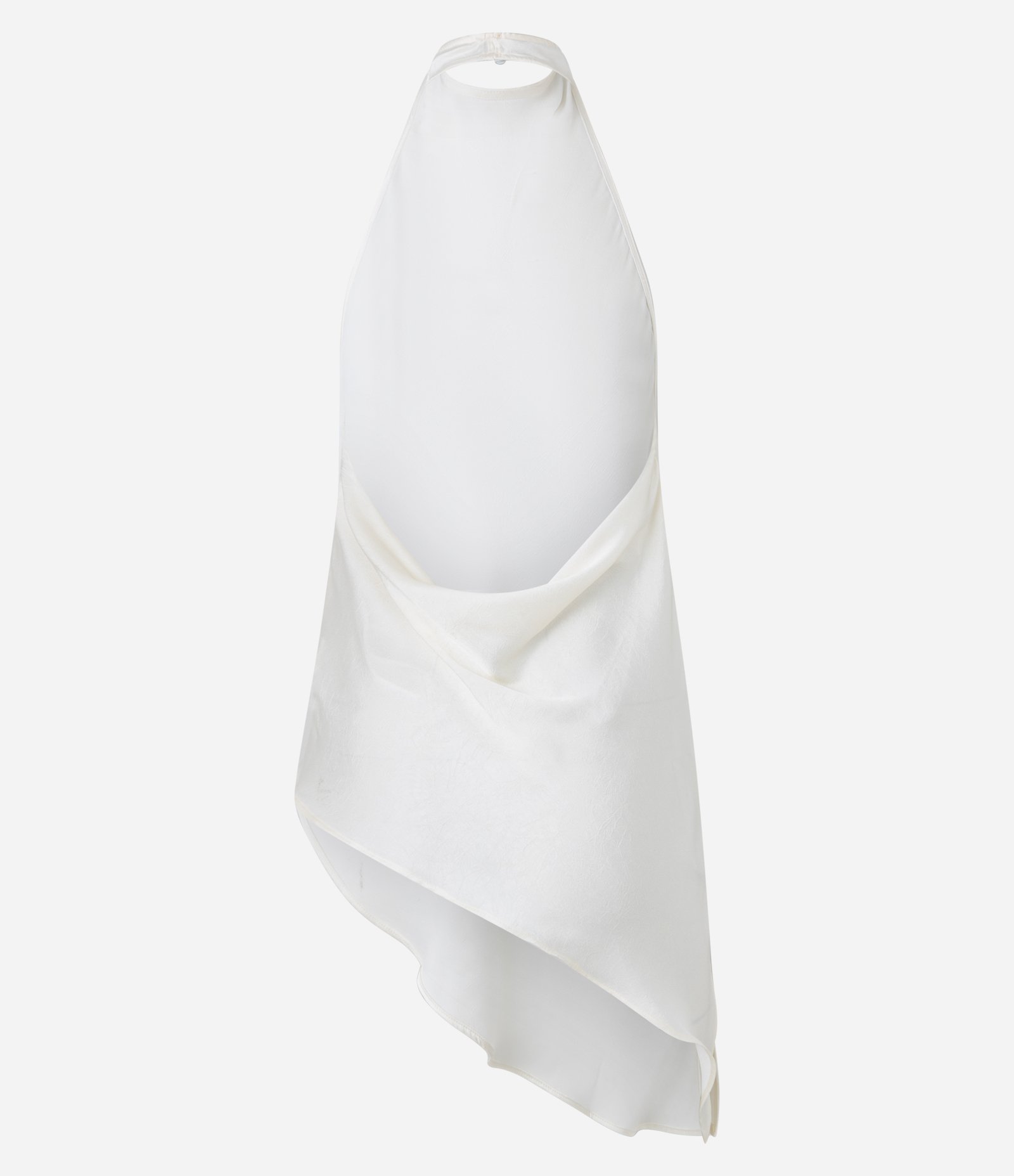 Blusa Frente Única em Cetim com Gola Degagê Snow White 6