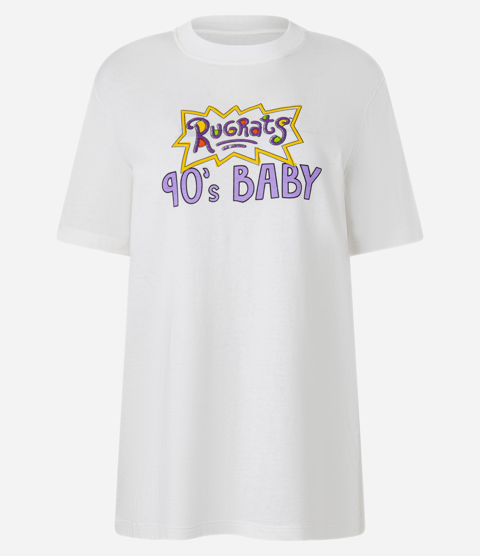 Camiseta T-shirt com Estampa Rugrats 90s Baby Branco 4