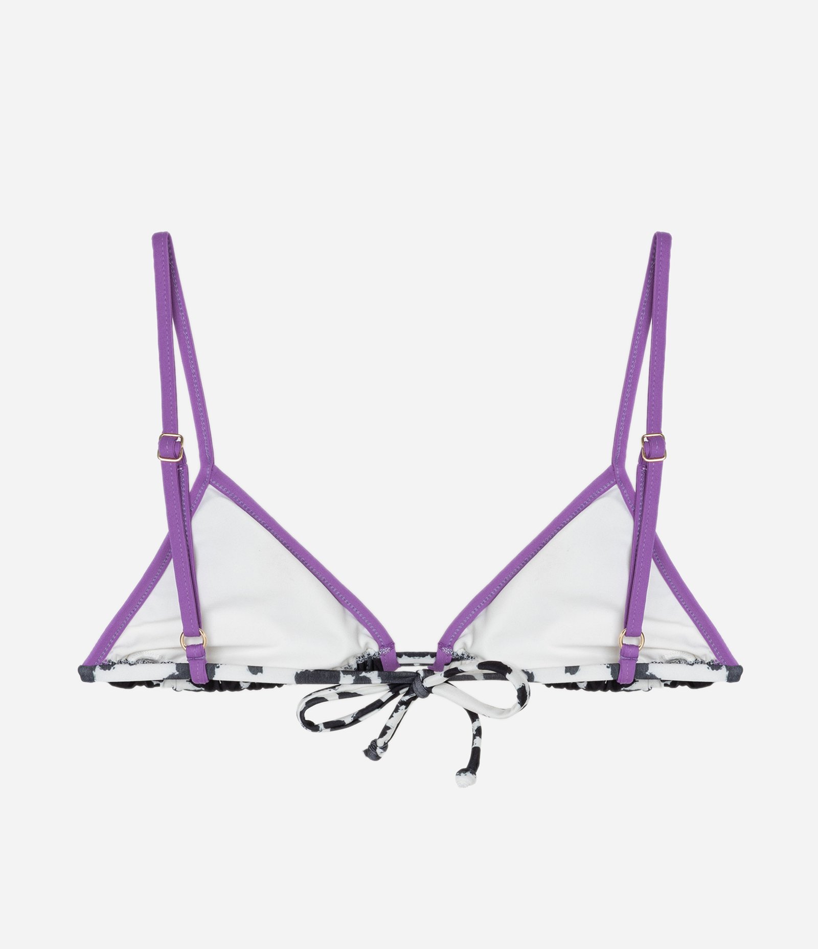 Biquini Top Cortininha em Microfibra com Viés Contrastantes Multicores 4