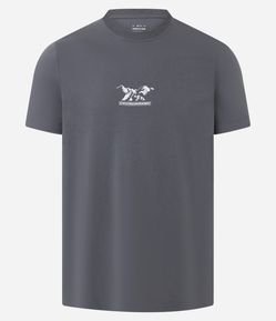 Camiseta T-Shirt em Algodão com Estampa Montanha