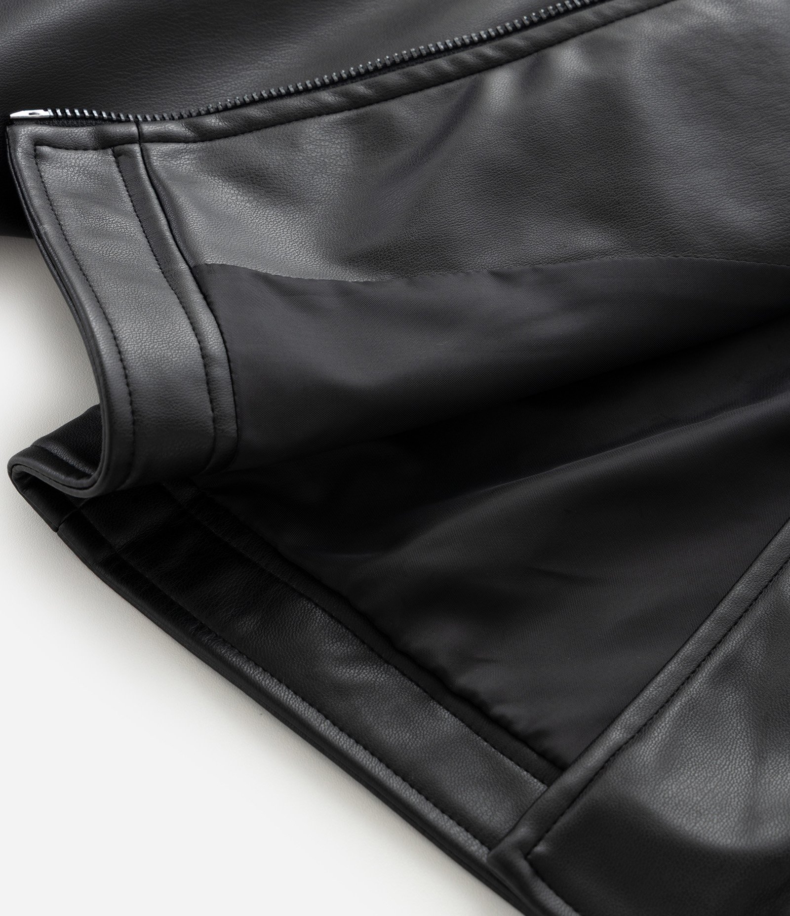 Jaqueta Biker Infantil em PU - Tam 1 a 6 Anos Preto 6