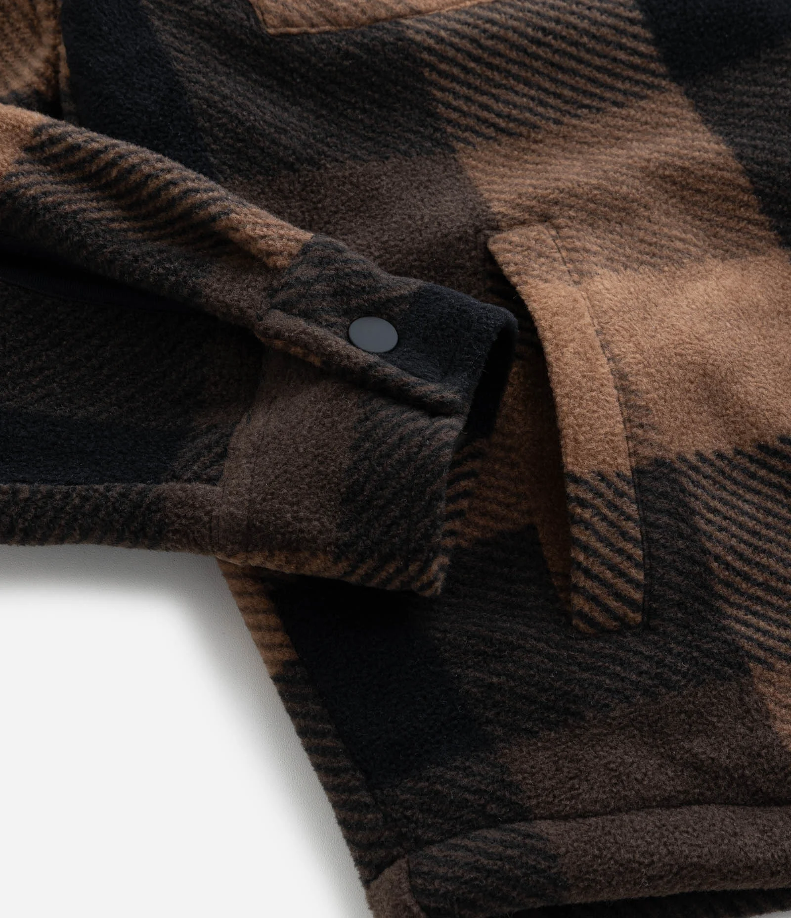 Casaco Infantil em Fleece com Estampa Xadrez e Capuz – Tam 5 a 14 Anos Marrom 5