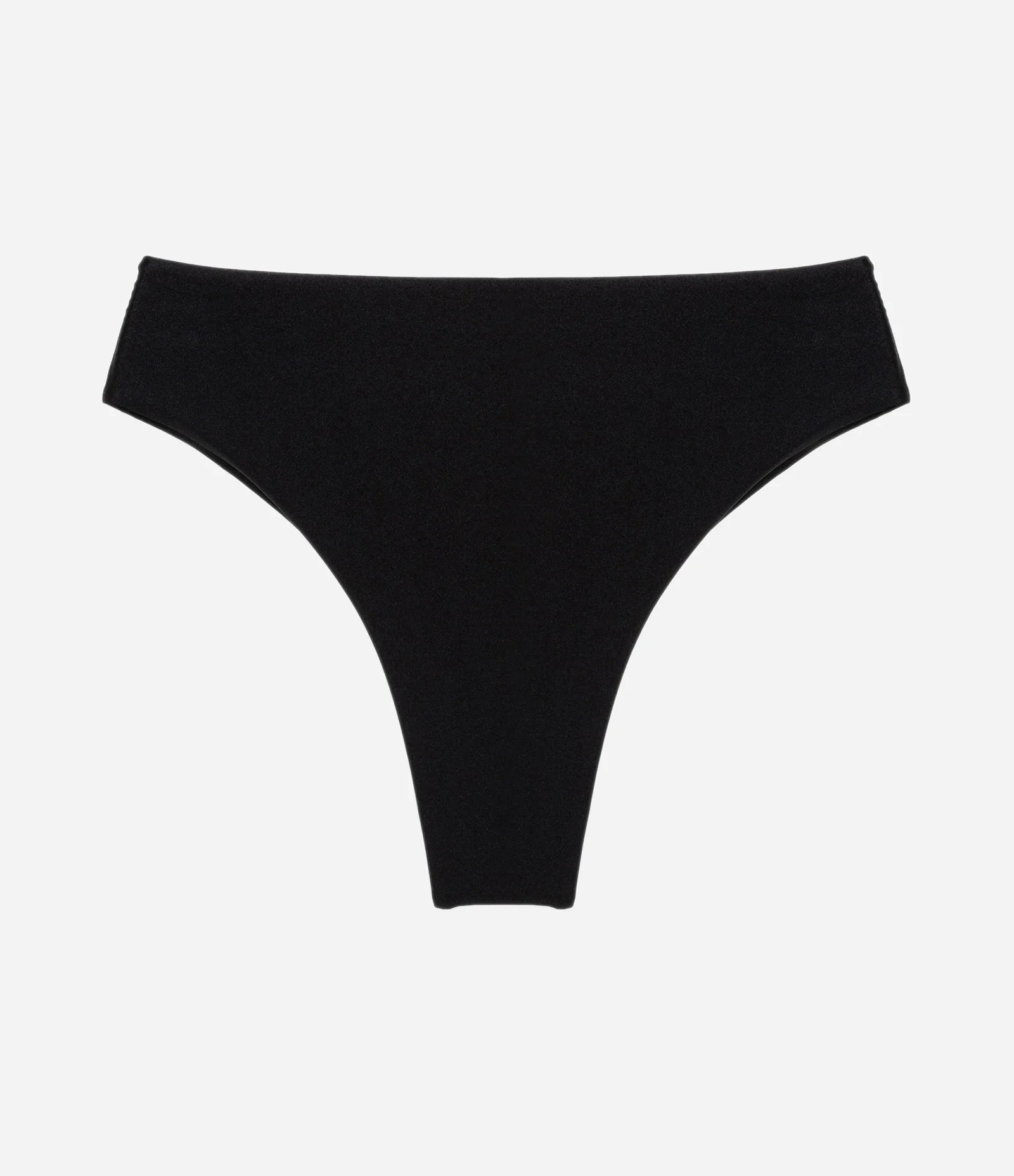 Biquíni Calcinha Hot Pants Em Microfibra Liso Preto 2