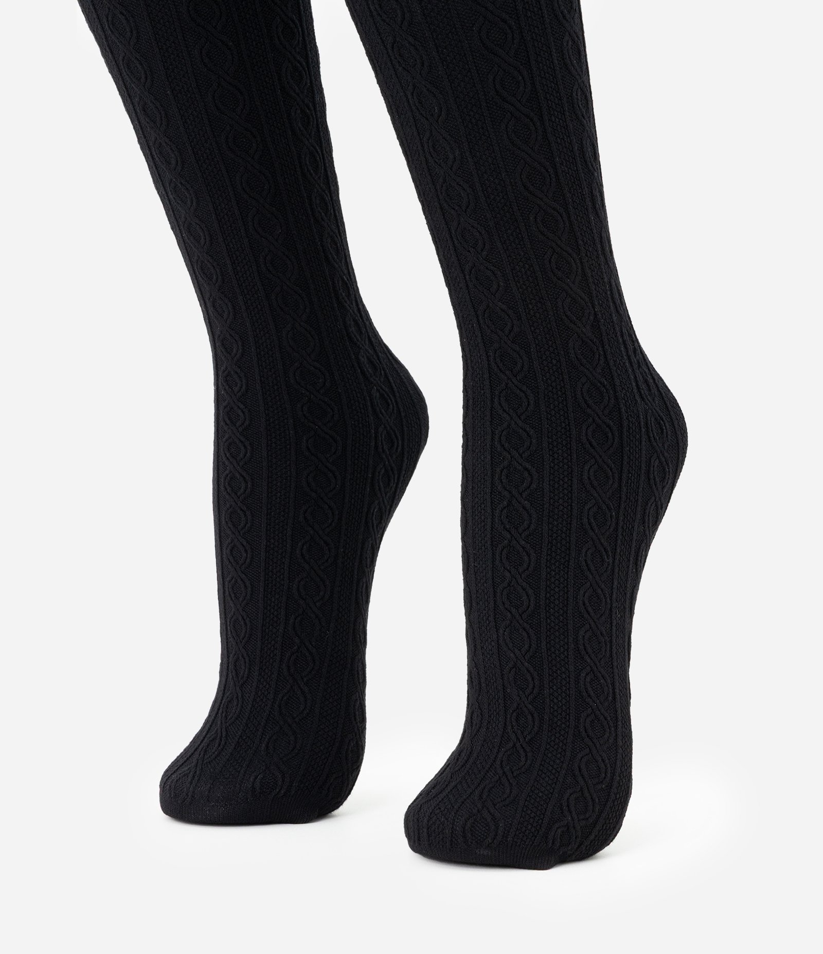 Meia Calça em Poliamida Texturizada Preto 1