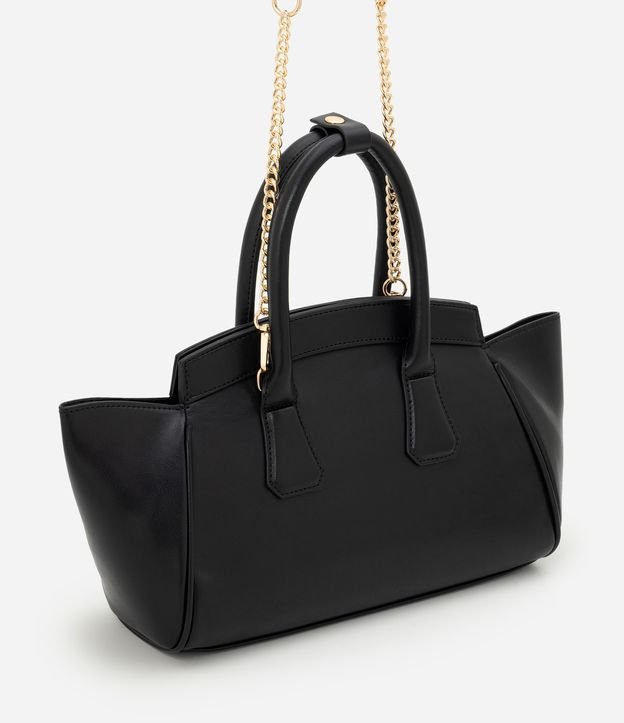 Bolsa Satchel Média em PU com Alça de Corrente Removível