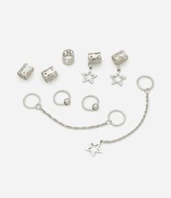 Kit 30 de Piercings de Cabelo Diversos