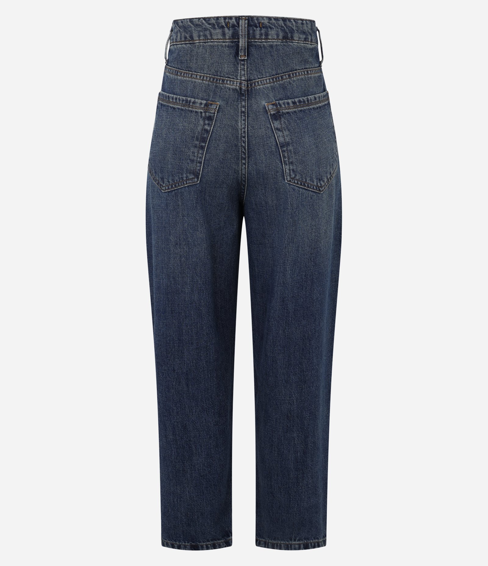 Calça Carrot em Jeans com Cintura Alta Azul 7