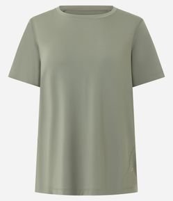 Camiseta Esportiva Manga Curta em Poliamida