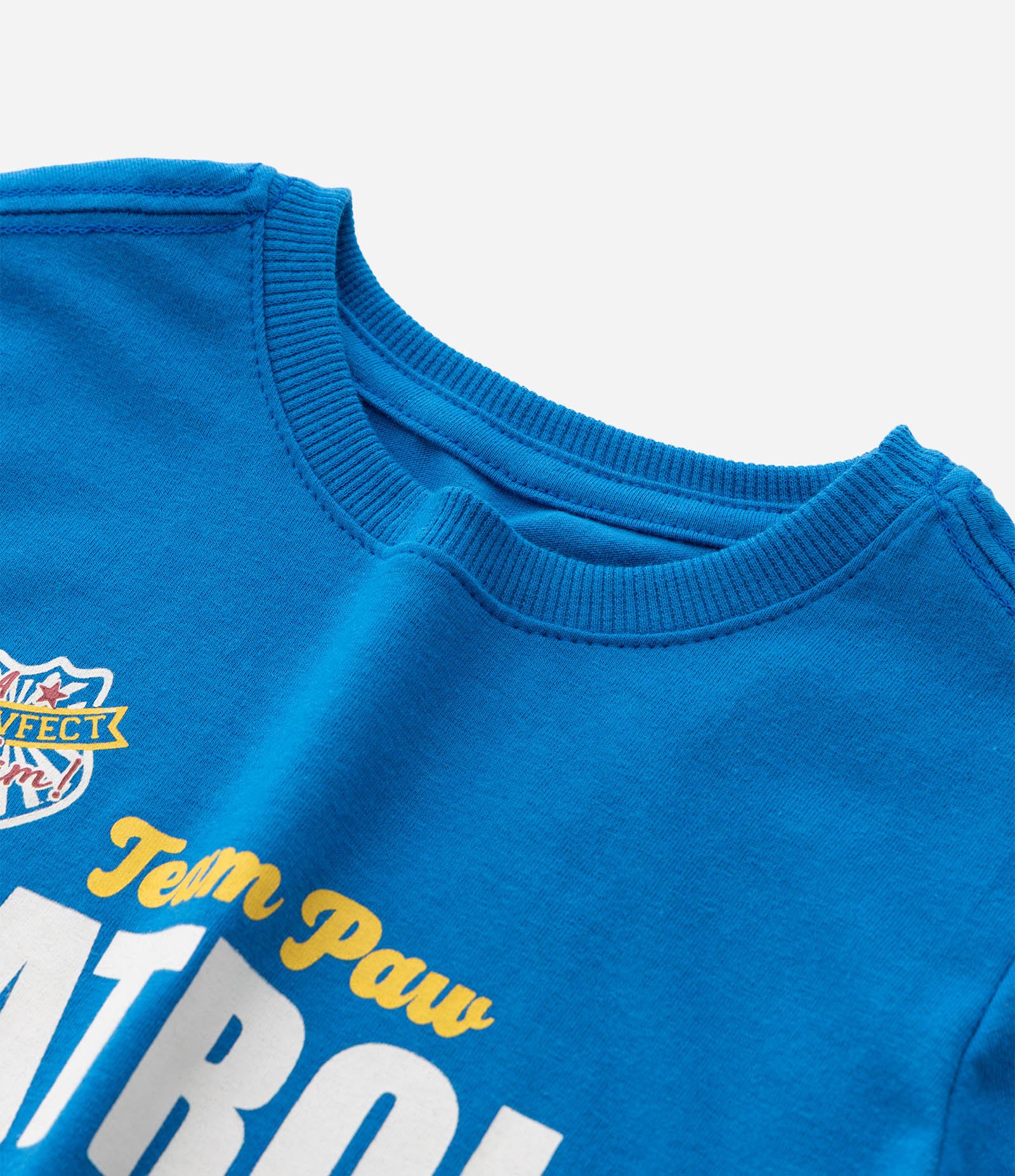 Camiseta Infantil com Estampa da Patrulha Canina - Tam 2 a 6 Anos Azul 4