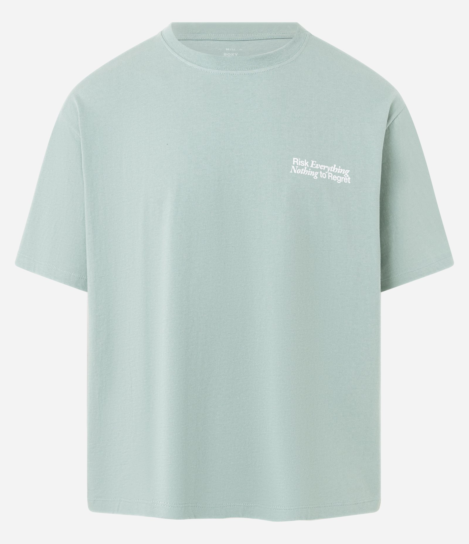 Camiseta Boxy em Algodão com Estampa Lettering Verde 5