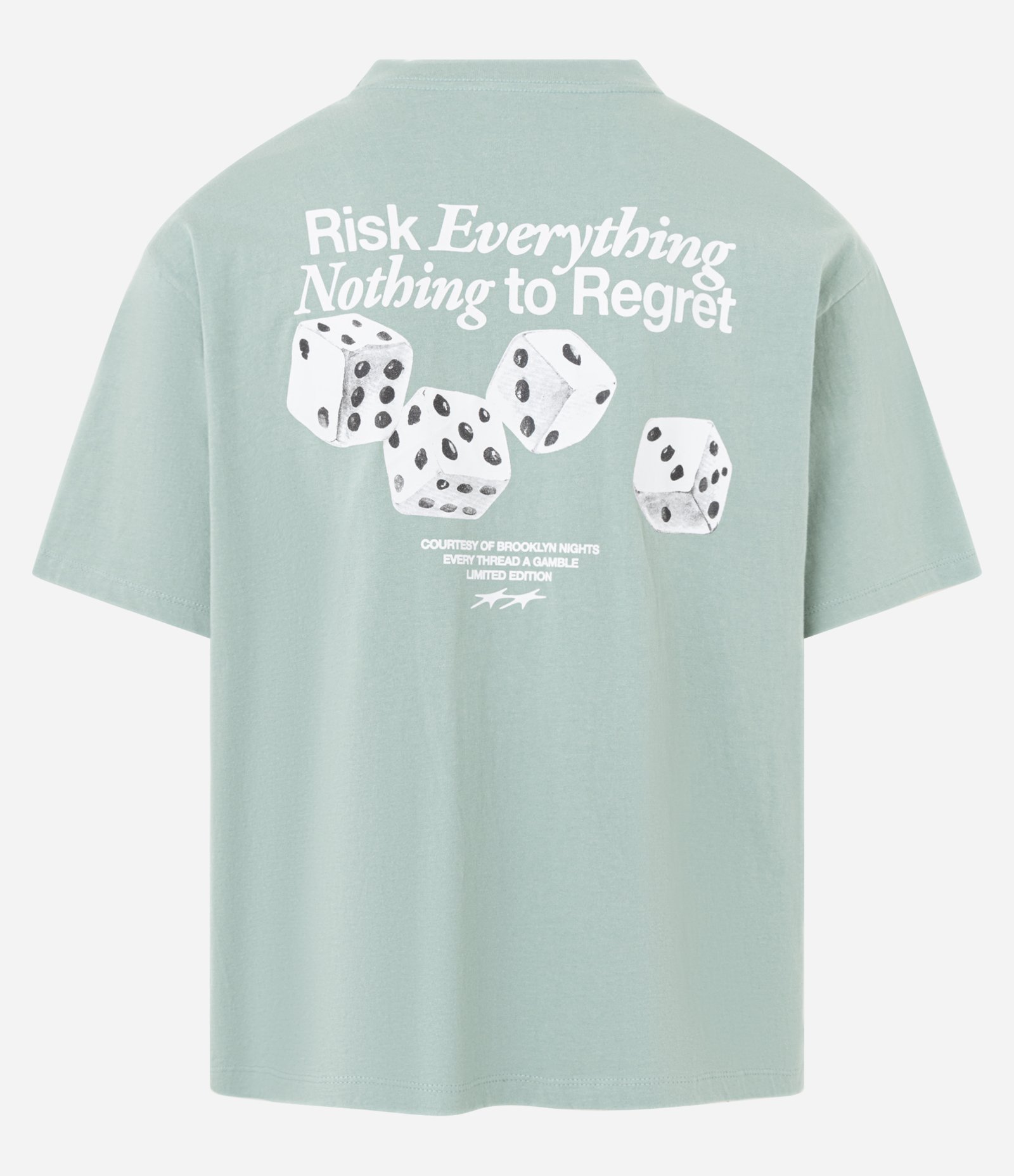 Camiseta Boxy em Algodão com Estampa Lettering Verde 6