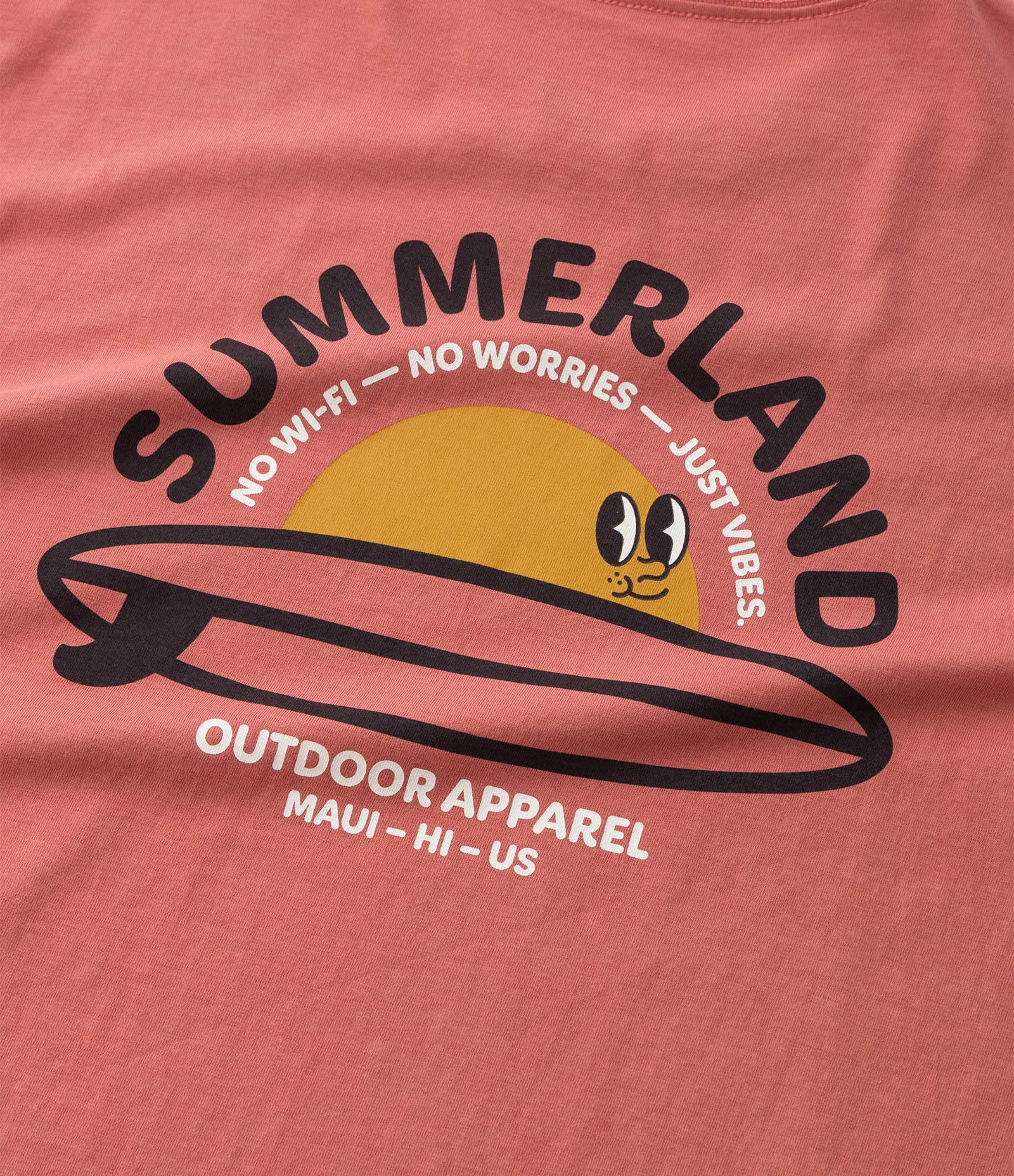 Camiseta Comfort em Algodão com Estampa Sol Summerland Rosa 6