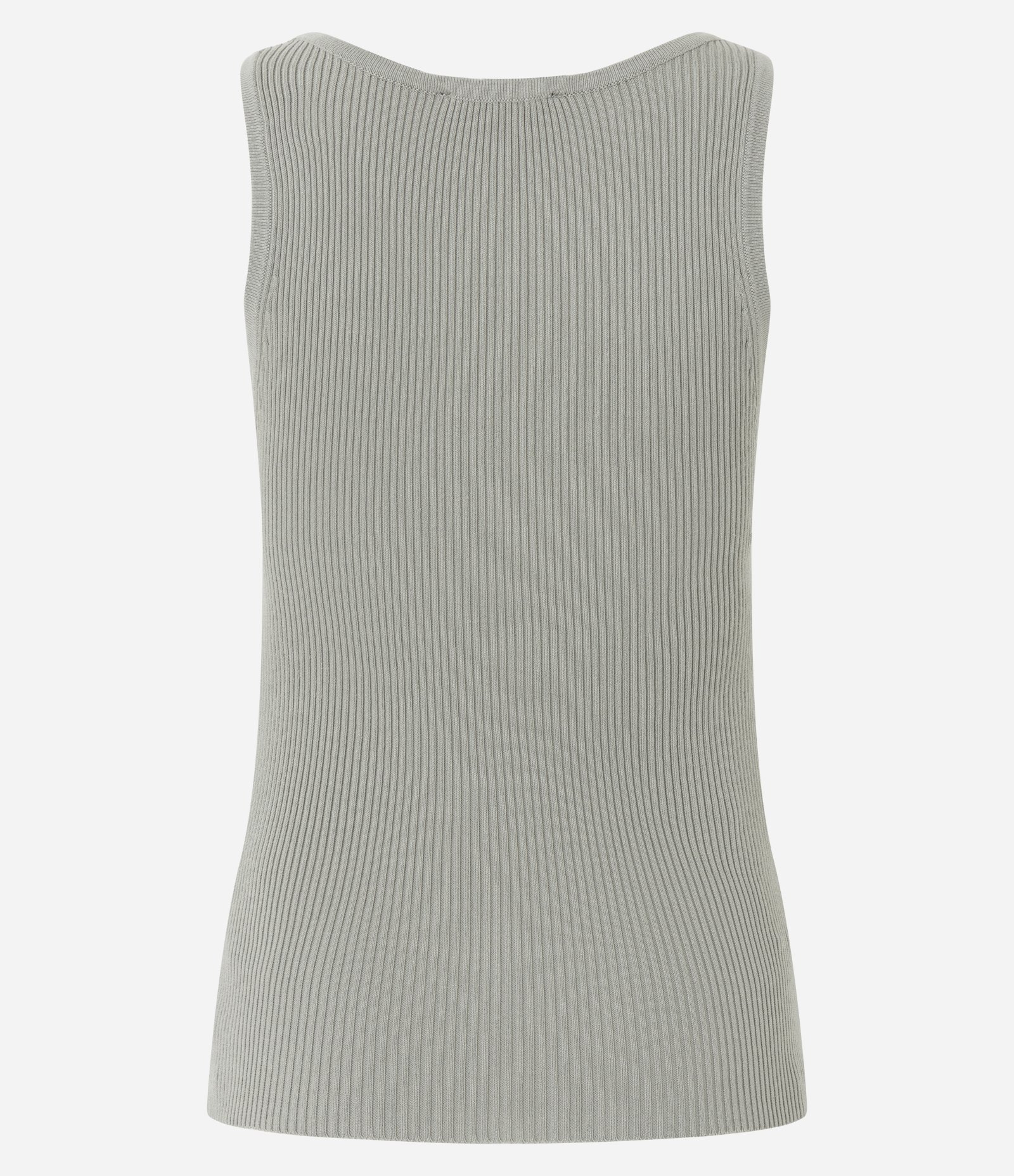 Blusa Estruturada em Tricô com Textura Canelada Cinza 7