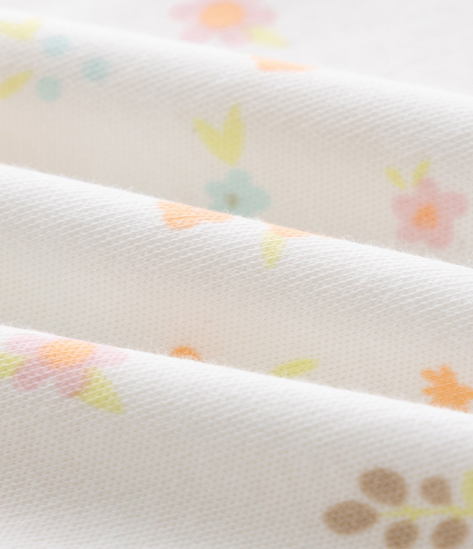 Kit 03 Bodies Bebê Manga Longa com Estampa Xadrez e Floral – Tam RN A 18 Meses Rosa/Bege/Branco 5