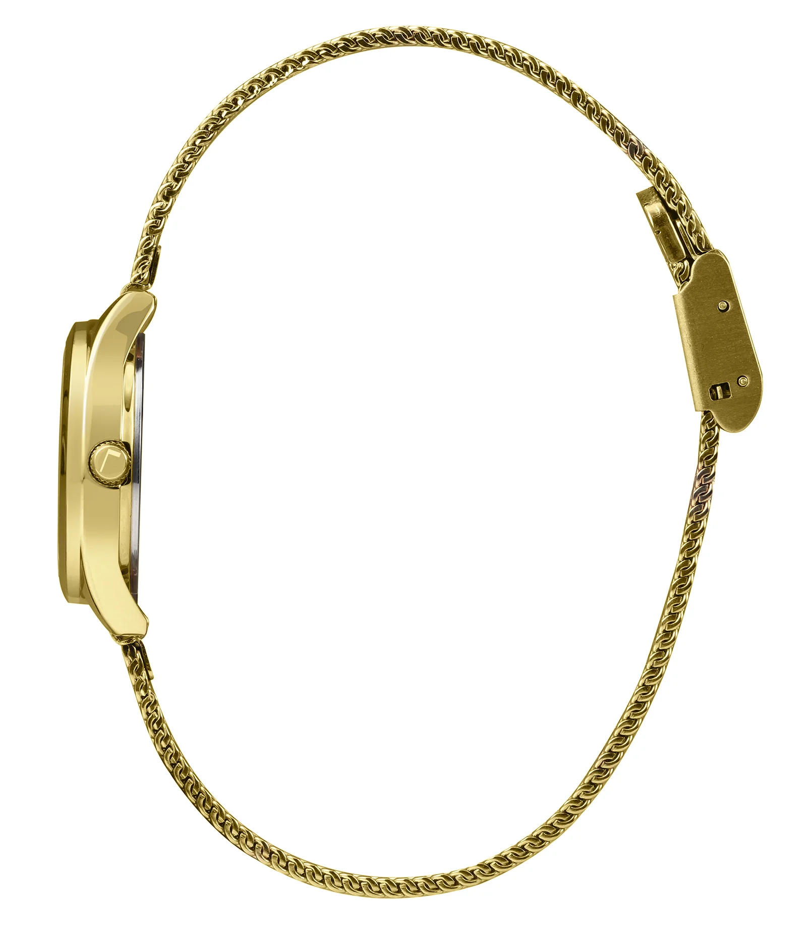 Relógio Analógico Aço Lince Dourado 2