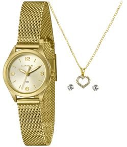 Relógio Analógico Aço Lince