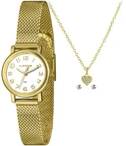 Relógio Analógico Aço Lince