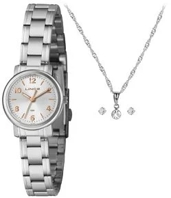 Relógio Analógico Aço Lince